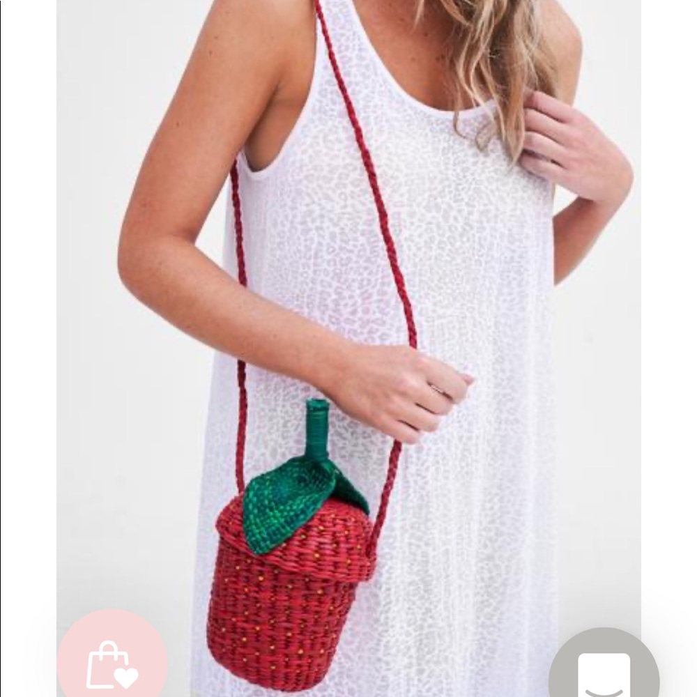 NWT PITUSA Strawberry Crossbody Bag